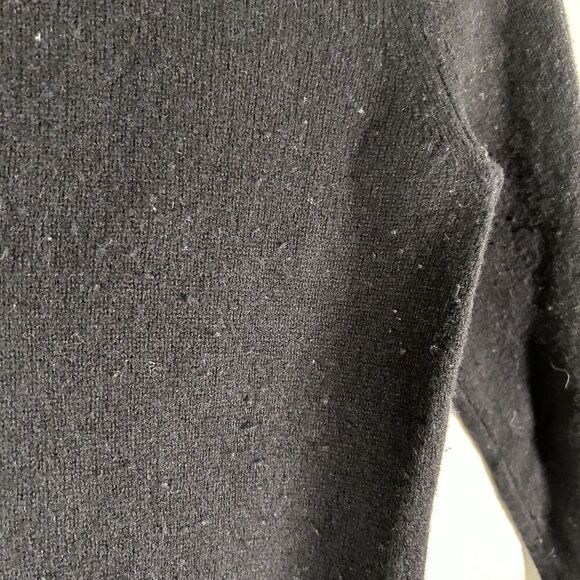 Uniqlo Wool Sweater Women's XS Black Knit Long Sleeve TurtleNeck Pullover - Picture 4 of 9